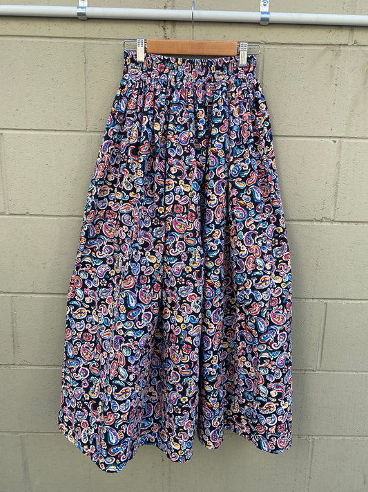 Vintage JAG Printed Maxi Skirt